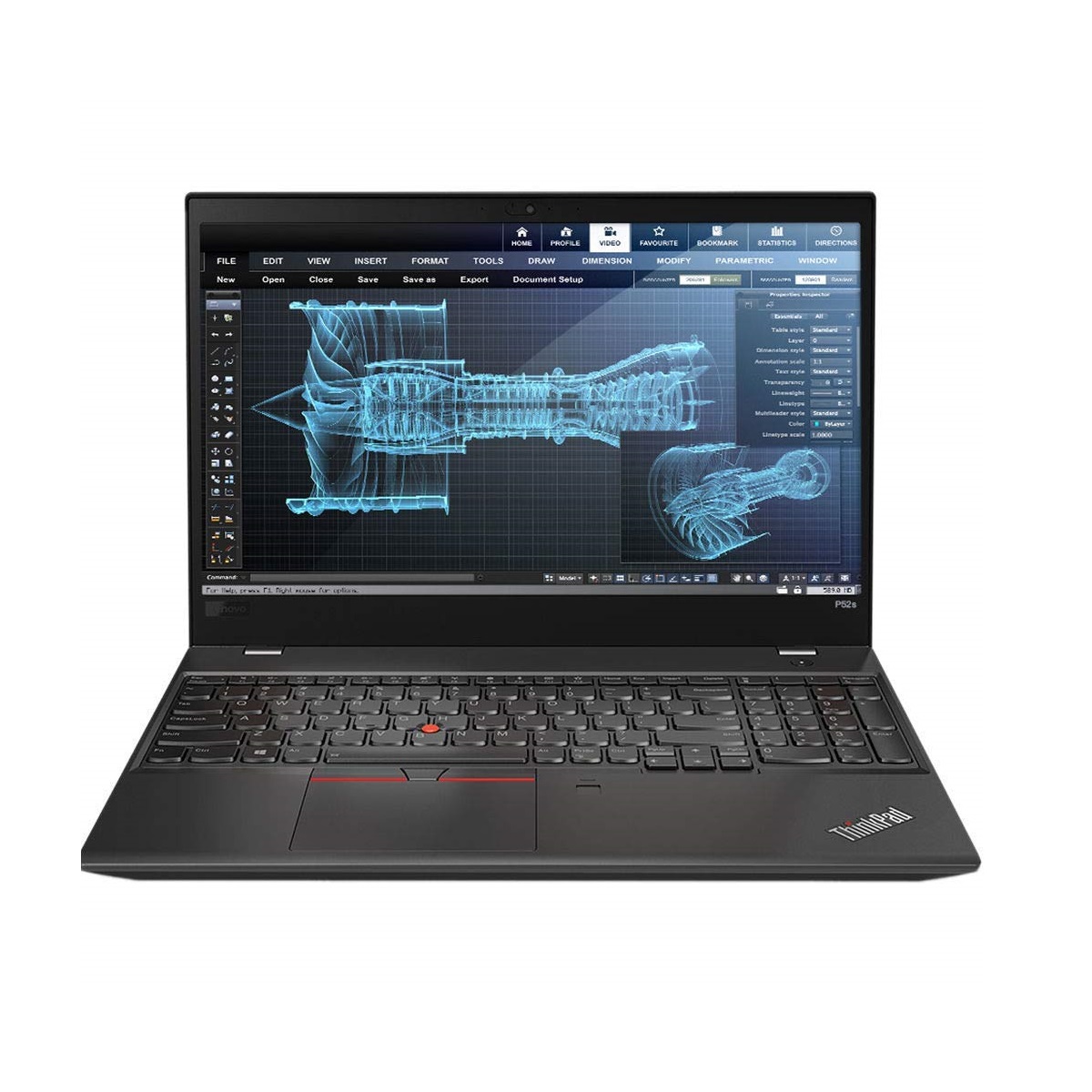 لابتوب مستخدم Lenovo Thinkpad P52s