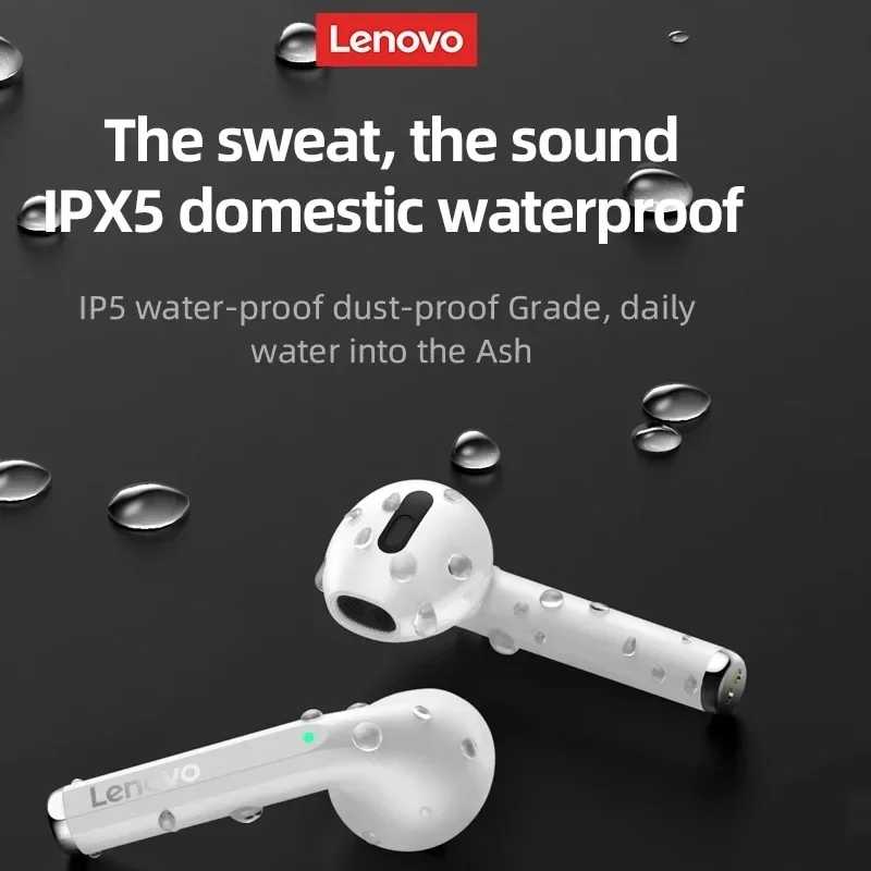 *#عرض من الشركة العالمية Lenovo سماعات لينوفو اللاسلكية بلوتوث Lenovo LP2 عالية الجودة ومقاومة للماء🎧😌🎼❤️*