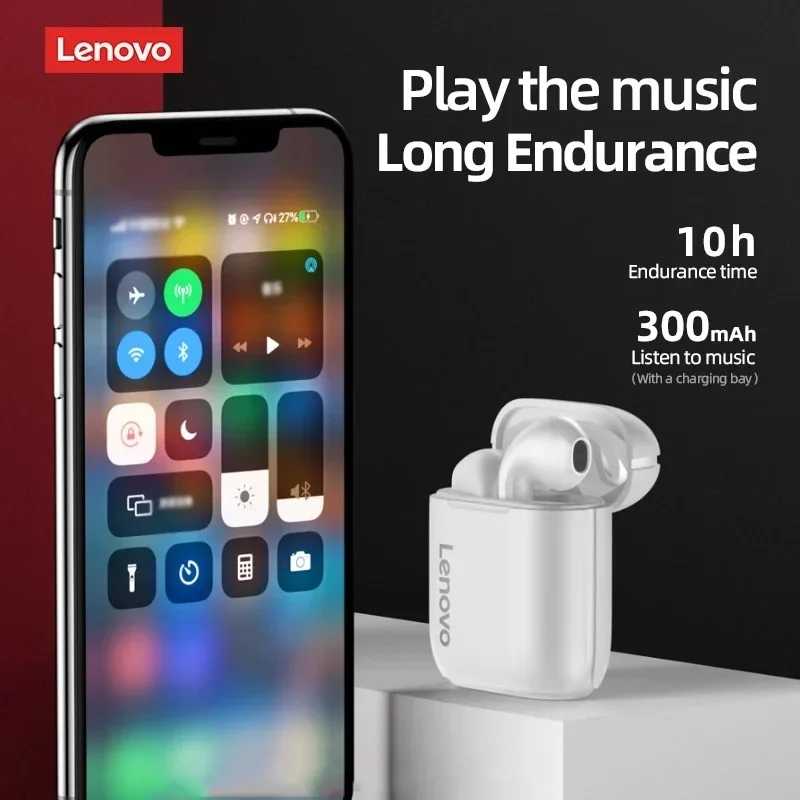 *#عرض من الشركة العالمية Lenovo سماعات لينوفو اللاسلكية بلوتوث Lenovo LP2 عالية الجودة ومقاومة للماء🎧😌🎼❤️*