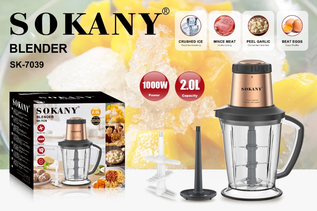 فرامة متنقلة من الاكريليك بسعة 2 لتر