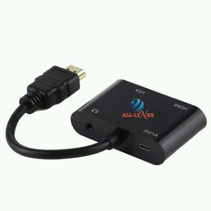 HDMI TO HDMI & VGA adapter