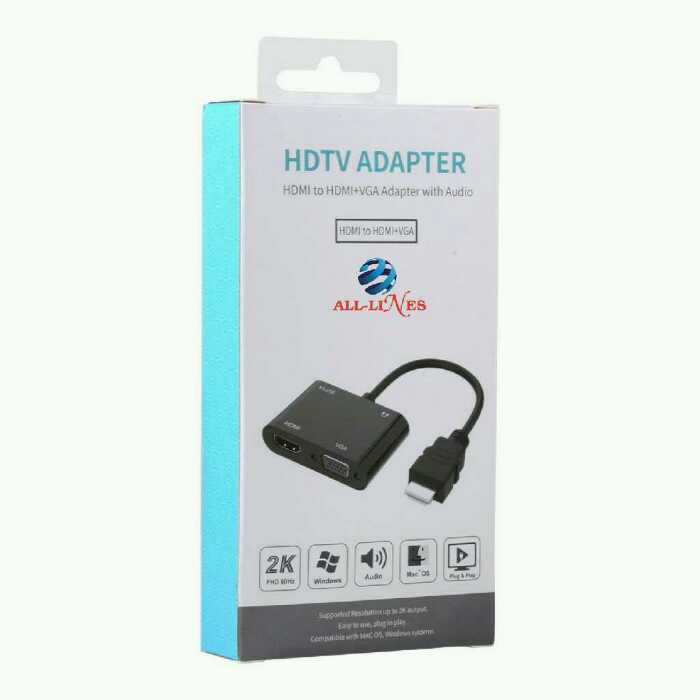 HDMI TO HDMI & VGA adapter